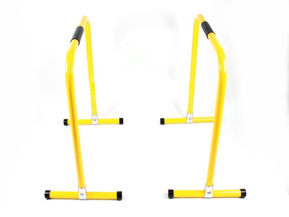Paar tragbare Dip Station Barren Fitness Parallette Push Up für Heim-Gym Training 73x61cm Calistheni