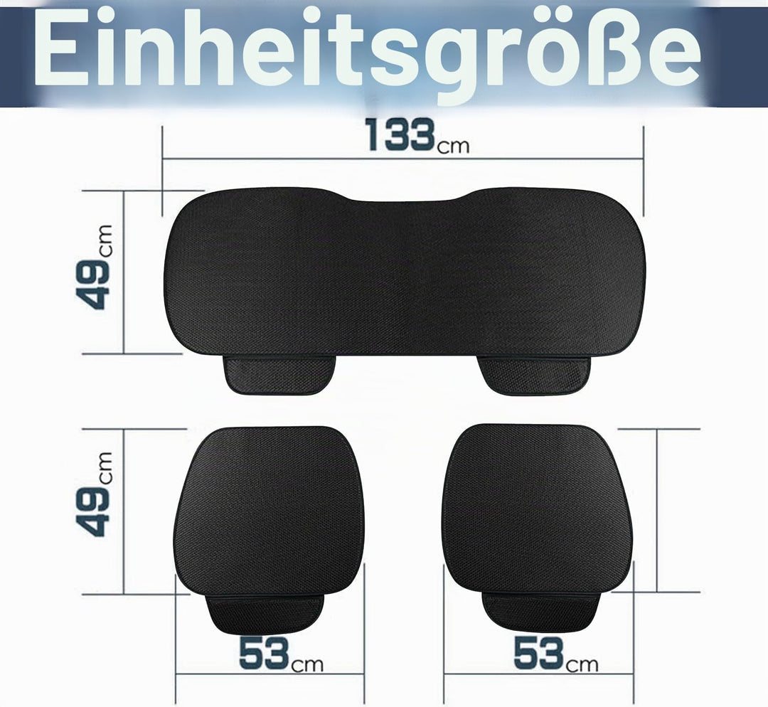 Auto Accessori Lupex Sitzbezug Set 3-teilig Universal Auto | Sitzschutz 2 Vordersitze und 1 Rücksitz