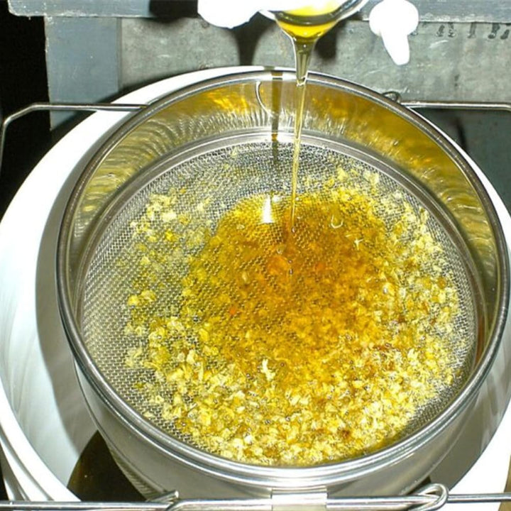 Cocoarm Edelstahl Honigfilter Doppelsieb Blatt Honig Filter Honig Sieb Honig Sieb Honig Filter Honig