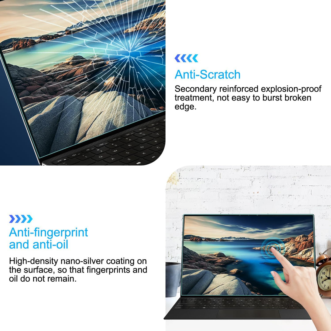 HaruYo 2 Stück 15.6 Zoll Laptop Displayschutzfolie Bildschirmschutz, Anti-Blaulichtfilter Matt Displ