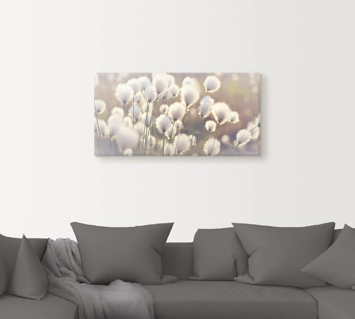 ARTland Leinwandbilder Wandbild Bild auf Leinwand 100 x 50 cm Wanddeko Natur Zauber Idyll Frühling M
