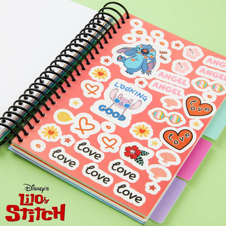 Disney Stitch Sticker-Buch mit über 1000 Aufklebern, Schablonen, Ausmalblättern und Buntstiften - St