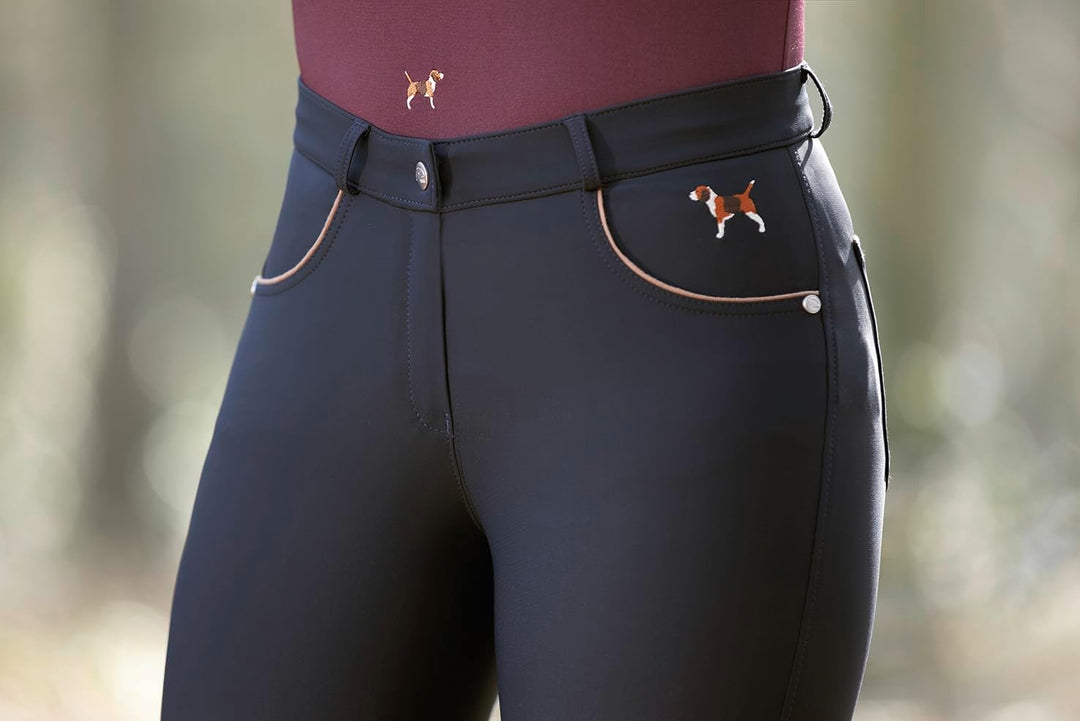 HKM Damen Beagle Hose 34 1500 Camel, 34 1500 Camel