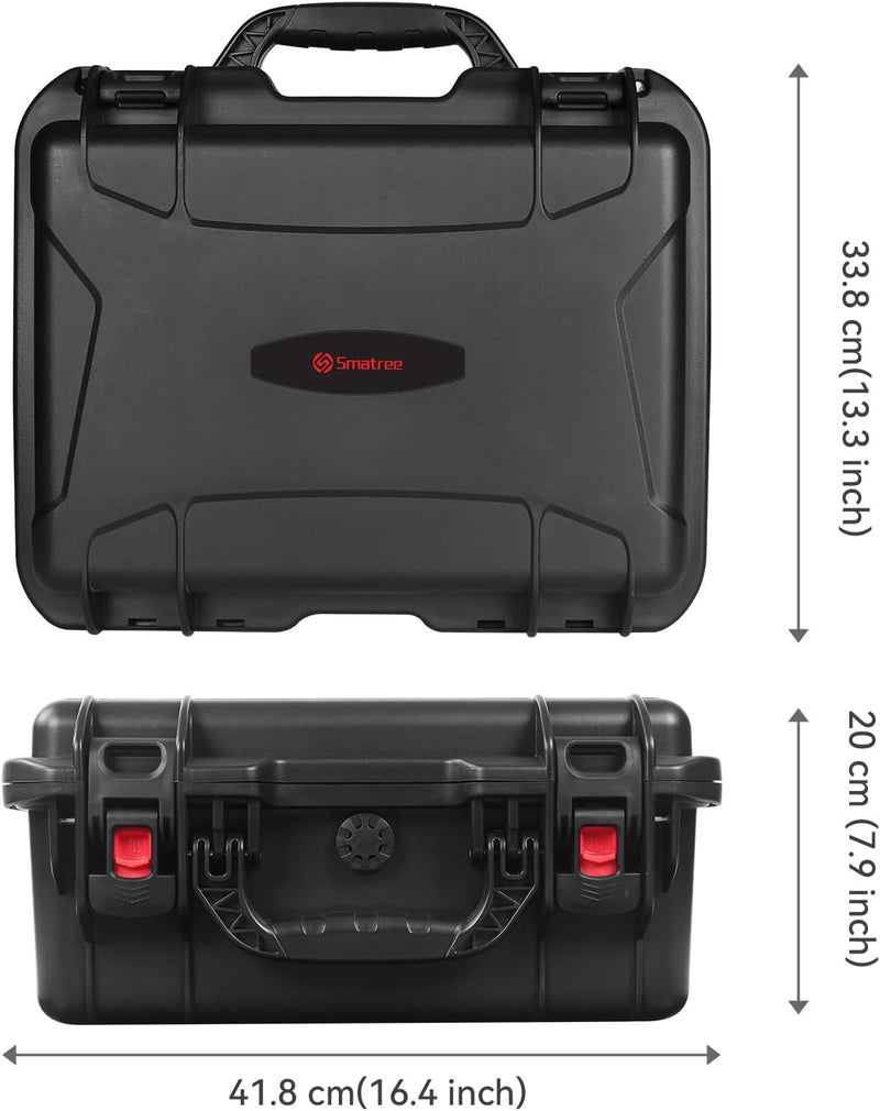 Smatree 28.3L Mavic 3 Pro Double Layer Waterproof Hard Case, Carrying Hard Shell Professional Case f