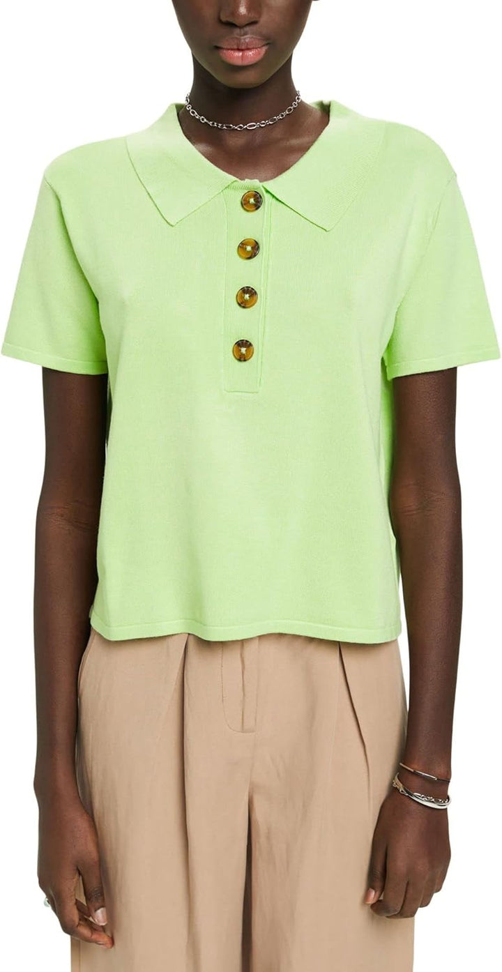 ESPRIT Damen 993ee1i320 Pullover XXS 320/Citrus Green, XXS 320/Citrus Green