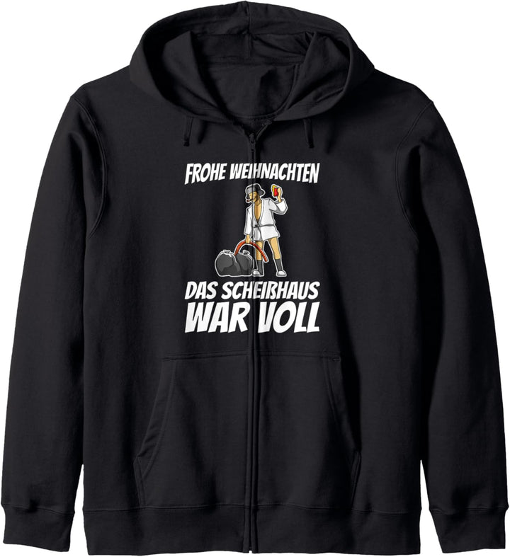 Frohe Weihnachten das Scheisshaus war voll Kapuzenjacke