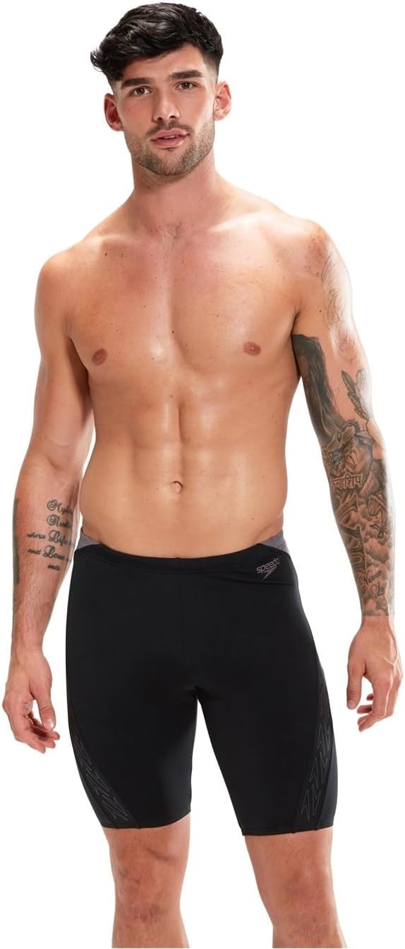 Speedo Herren Hyper Boom Splice II Badehose 32 Schwarz/Dove Grau, 32 Schwarz/Dove Grau