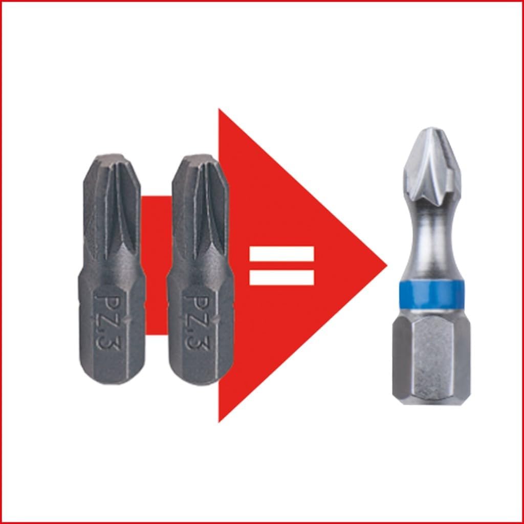 KS Tools 918.3010 1/4" TORSIONpower Bit-Box, 32-teilig, Bitbox für Handbetätigung und Elektroschraub