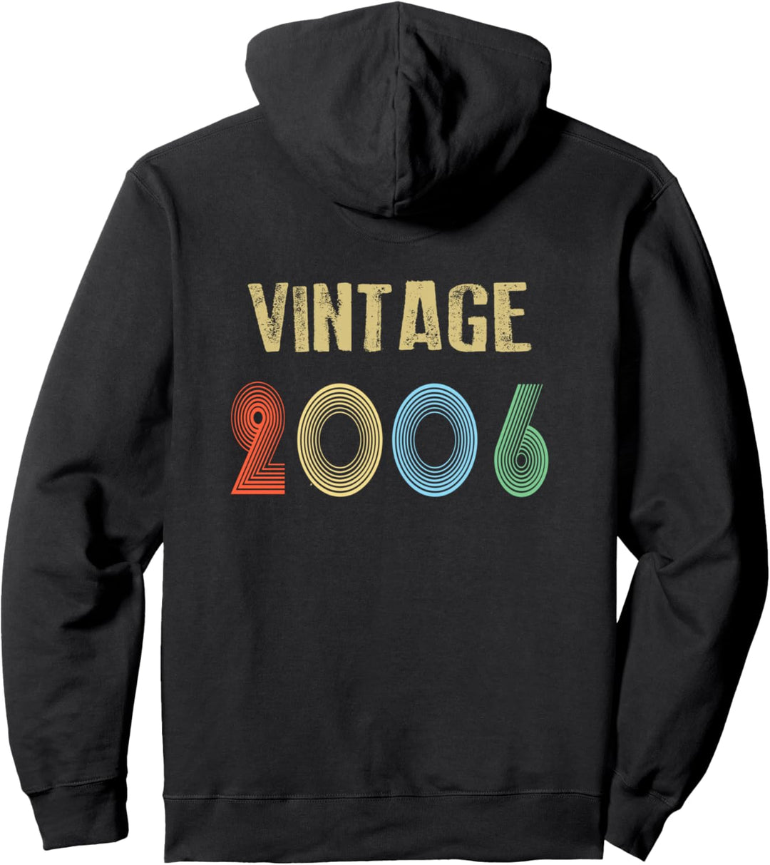 2006 Vintage Geburtstag Pullover Hoodie