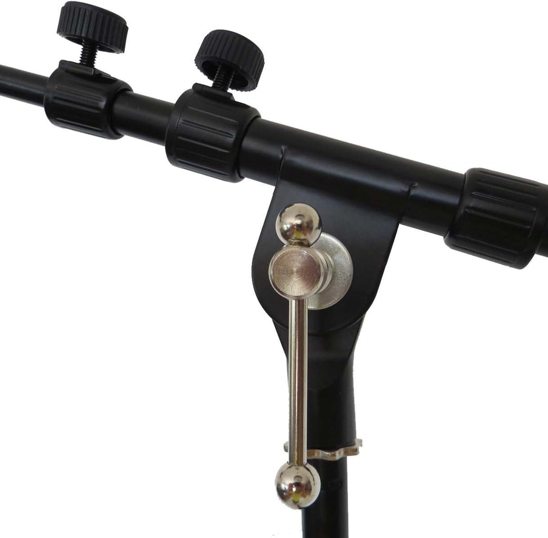 keepdrum MS107B Mikrofonständer Mikrofonstativ mit Galgen und Metall-Sockel +++++
