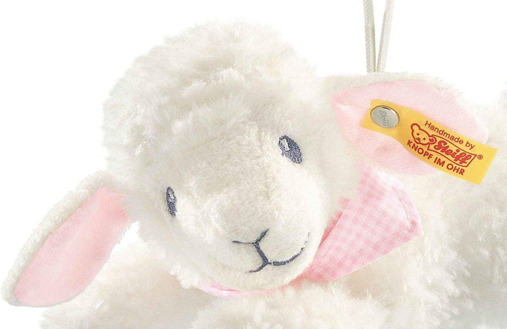 Steiff 239649 Träum-süss-Lamm Spieluhr Plüschtier, Mehrfarbig, Medium, 25 cm, 25 cm