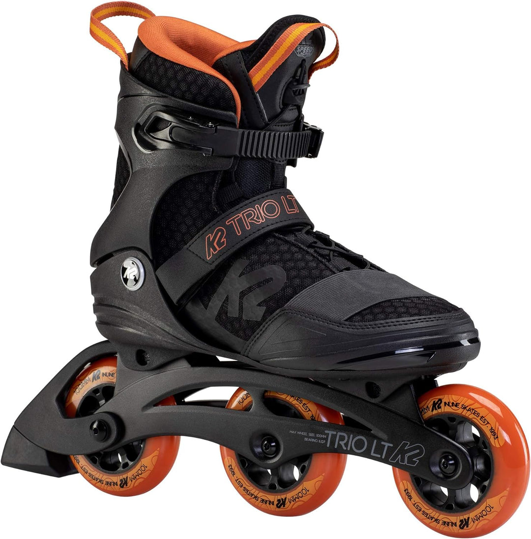 K2 Herren Trio Lt Rollerschuhe 48 Black - Orange, 48 Black - Orange