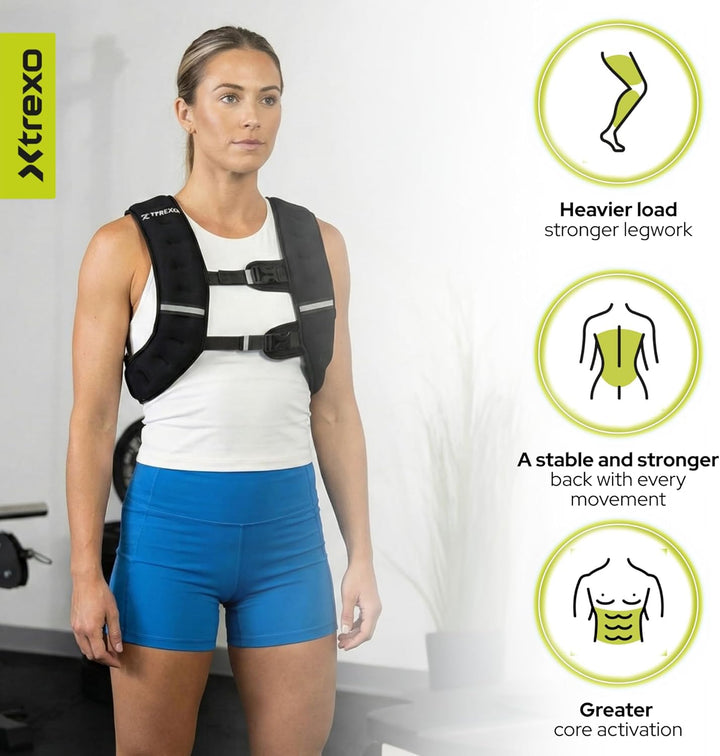 Trainingsweste mit Gewichten 5/8/10 KG 5 KG, 5 KG