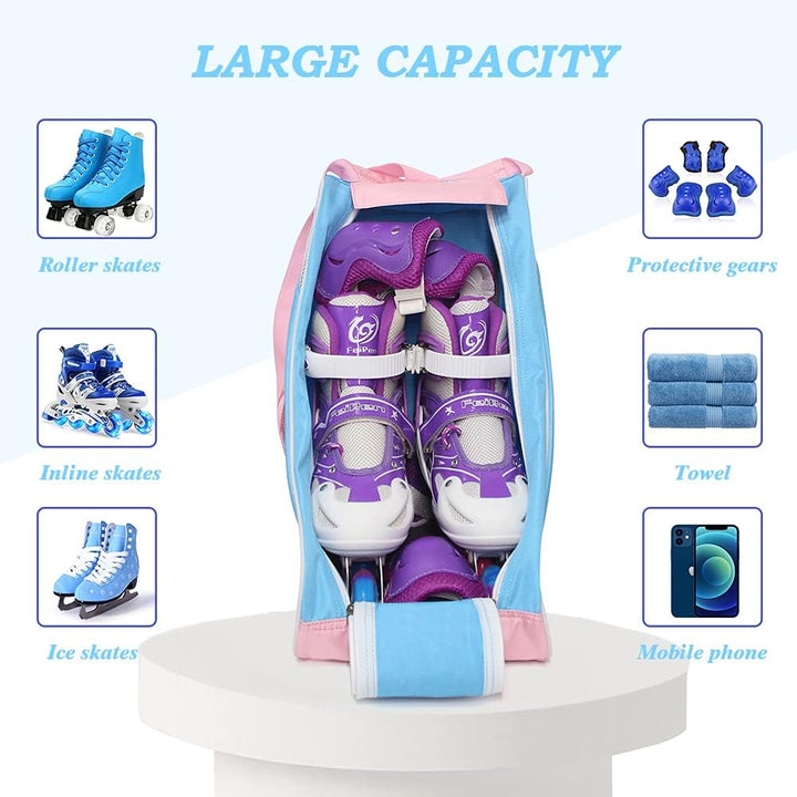 VENTCY Inliner Tasche, Skischuhtasche Tasche Kinder, Rollschuhe Tasche, Tasche für Inliner, Tasche S