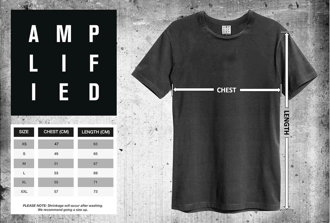 AMPLIFIED Herren Shirt BOB Marley Will You BE Loved XS Schwarz, XS Schwarz