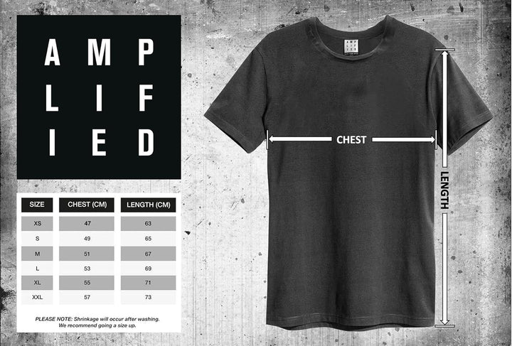 AMPLIFIED Herren Shirt BOB Marley Will You BE Loved XS Schwarz, XS Schwarz