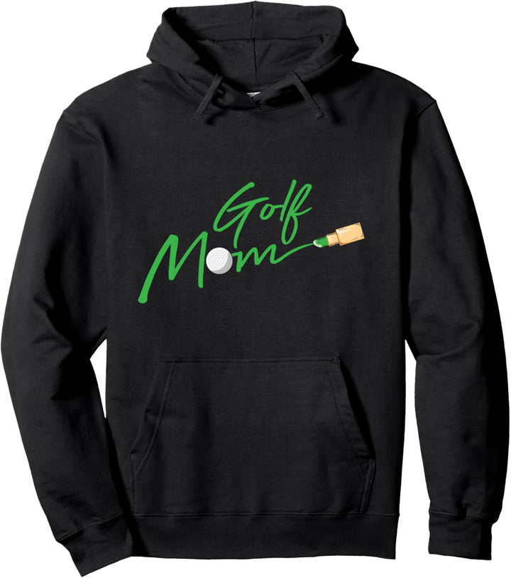Golf Mom Cool Sport Golfer Mama Mommy Momma Frau Mutter Pullover Hoodie