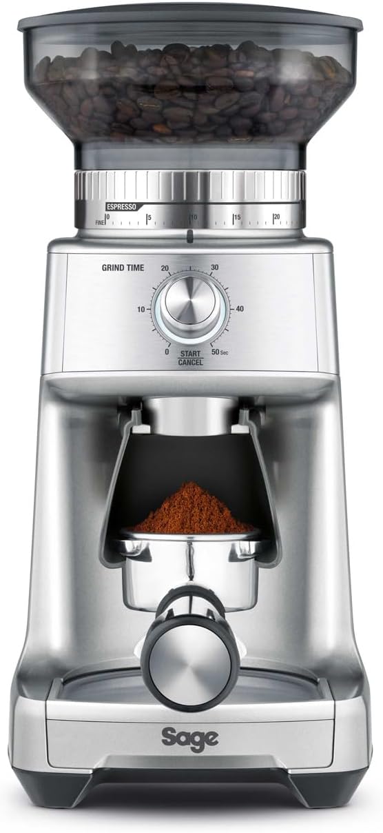 Sage - The Dose Control Pro - Präzisionskaffeemühle, Silber, Silber