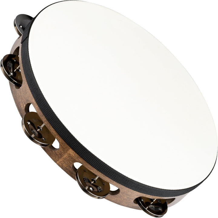 MEINL Percussion Vintage Holztambourine - 2reihig/ Walnut Brown (TA2V-WB)