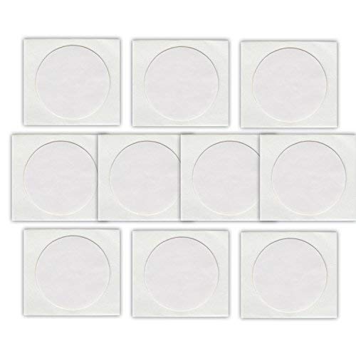 MCalle NFC-Tag ntag213 Chip Sticker Rund Weiss 30mm 180 Byte (100), 100