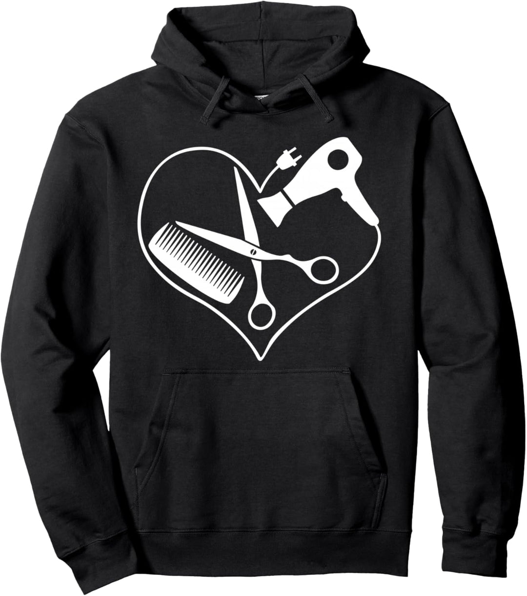 Friseur Design Friseurin Harrschnitt Pullover Hoodie