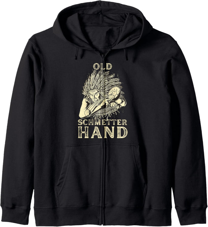 Old Schmetterhand | Tischtennis Spieler Kapuzenjacke
