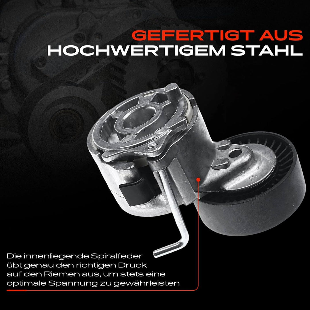 Frankberg Spannrolle Riemenspanner Keilrippenriemen für Ducato 250_ 290_ Daily III IV Jumper 3.0L Di