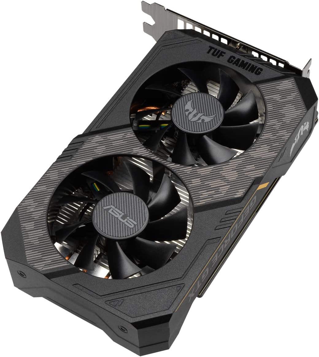 ASUS TUF NVIDIA GeForce GTX 1660 TI 6G Gaming Grafikkarte (PCIe 3.0, 6GB GDDR6 Speicher, HDMI 2.0b,