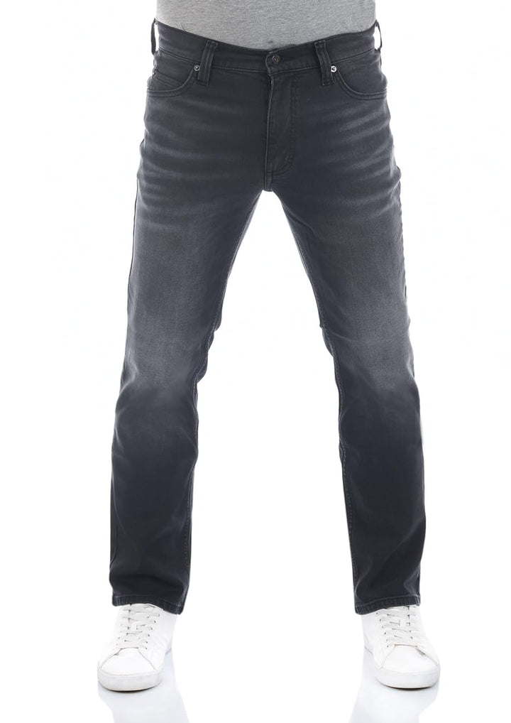 MUSTANG Herren Jeans Tramper Straight Fit Jeanshose Hose Denim Stretch Baumwolle Blau Schwarz w30 w3