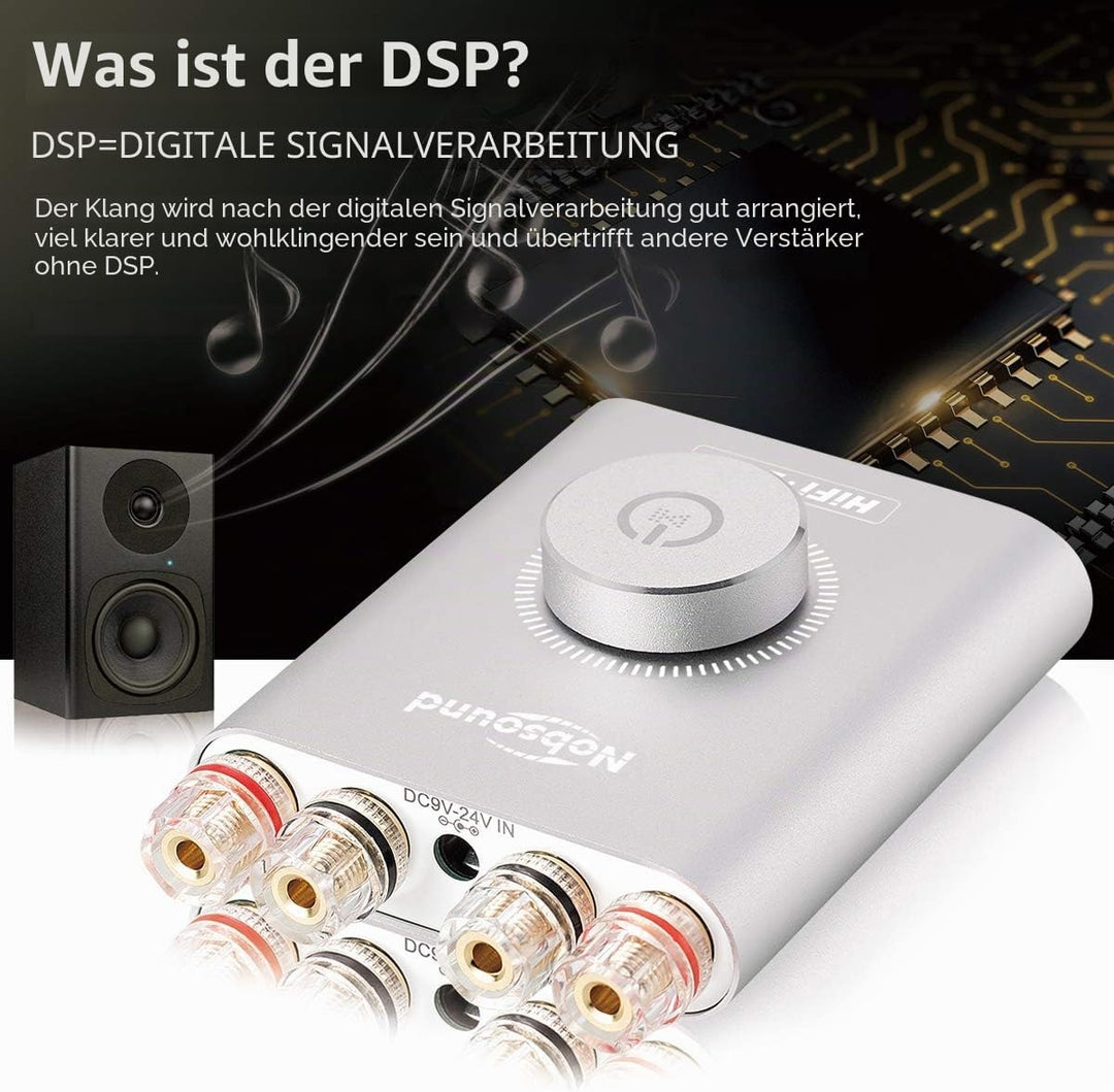 Nobsound NS-20G Mini Digital Power Amplifier Bluetooth HiFi Stereo Amp Leistungsverstärker 100W+100W