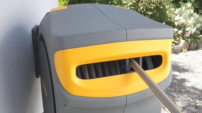 HOZELOCK - Wandschlauchbox Auto Reel 20 M: Automatische Aufrollung. Einfache Installation. Inkl. Sch