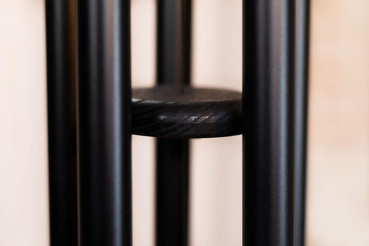 Sonic Energy Hamsa Meditation Chime – Windspiel mit 5 Klangstäben (432 Hz) – für Garten u. Entspannu