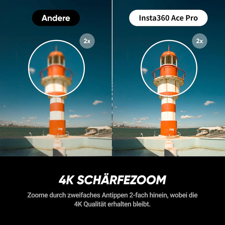 Insta360 Ace Pro - wasserdichte Action-Kamera, zusammen mit Leica entwickelt, 1/1,3"-Sensor und KI-R