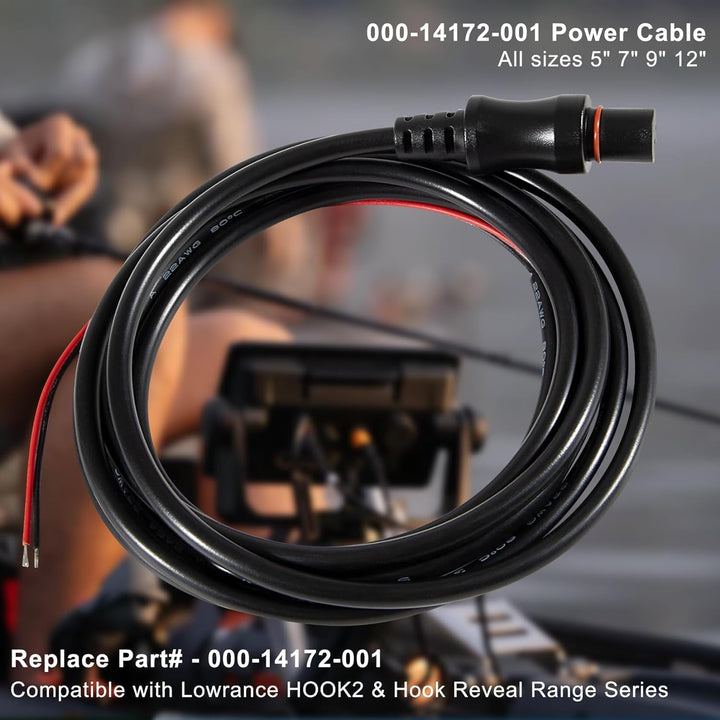 CTcar 000-14172-001 HOOK²/Reveal/Cruise Stromkabel für 5, 7, 9 und 12 Zoll elektrische Bootsgeräte G