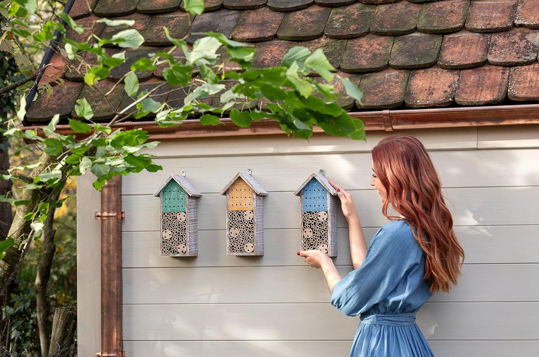 Dehner Natura Premium Insektenhotel Galway, Bienenhotel nachhaltig, Insektenhaus/Nistkasten für Bien