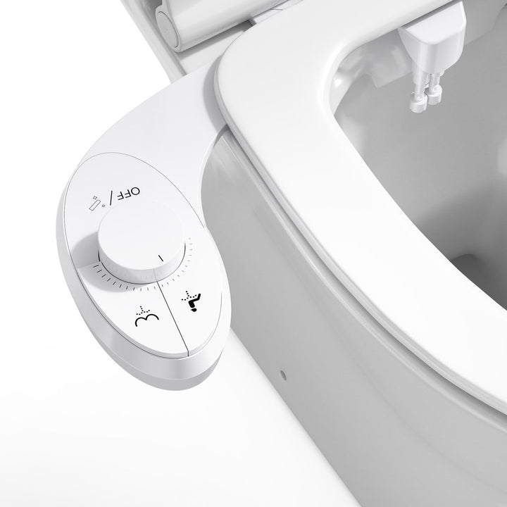 Bidet Einsatz Für Toilette, SenDeluz Nicht Elektrisch Bidet Einsatz Einziehbare Selbstreinigende Dop
