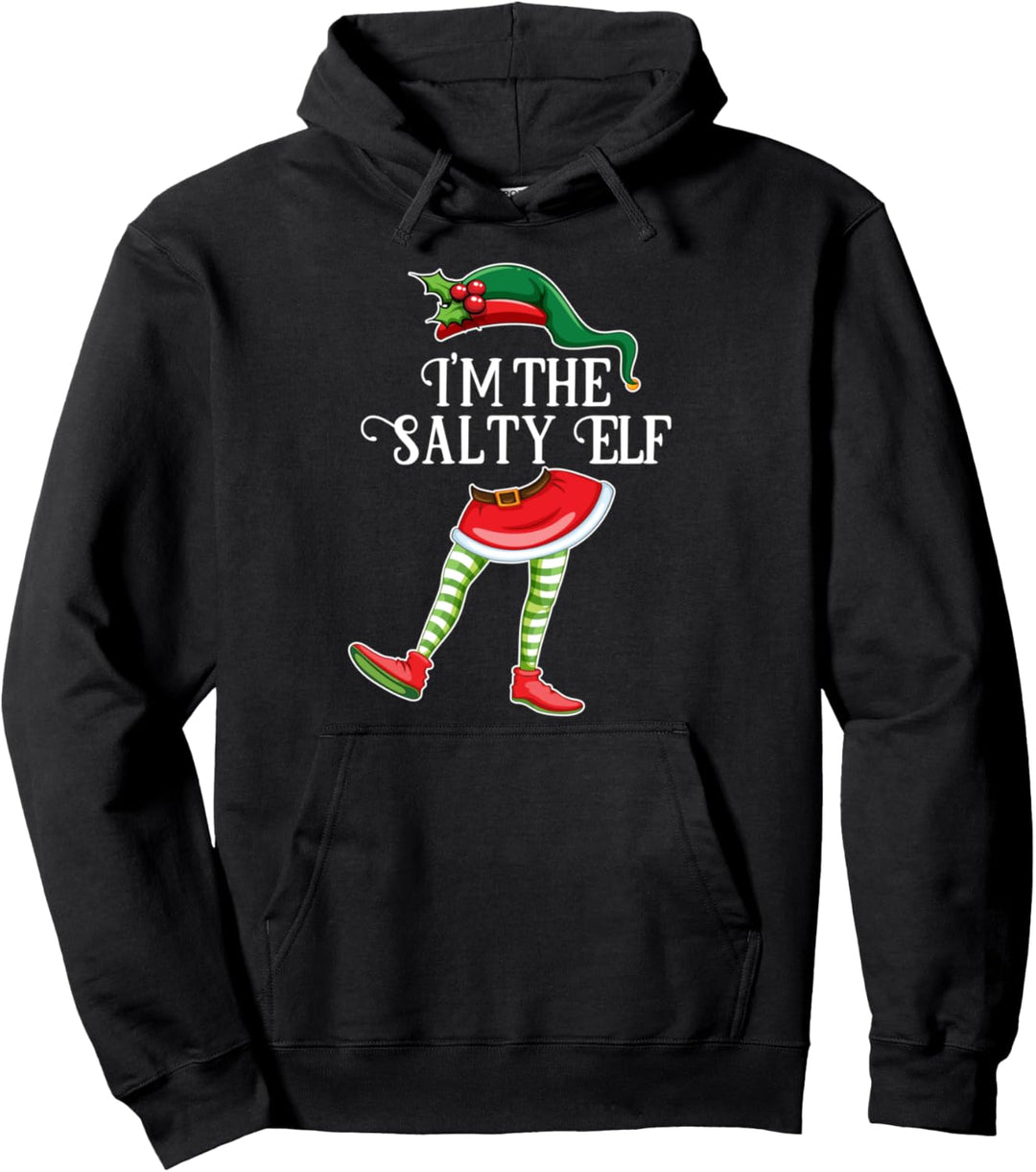 I'm the Salty Elf Christmas Matching Family Group Geschenk Pullover Hoodie
