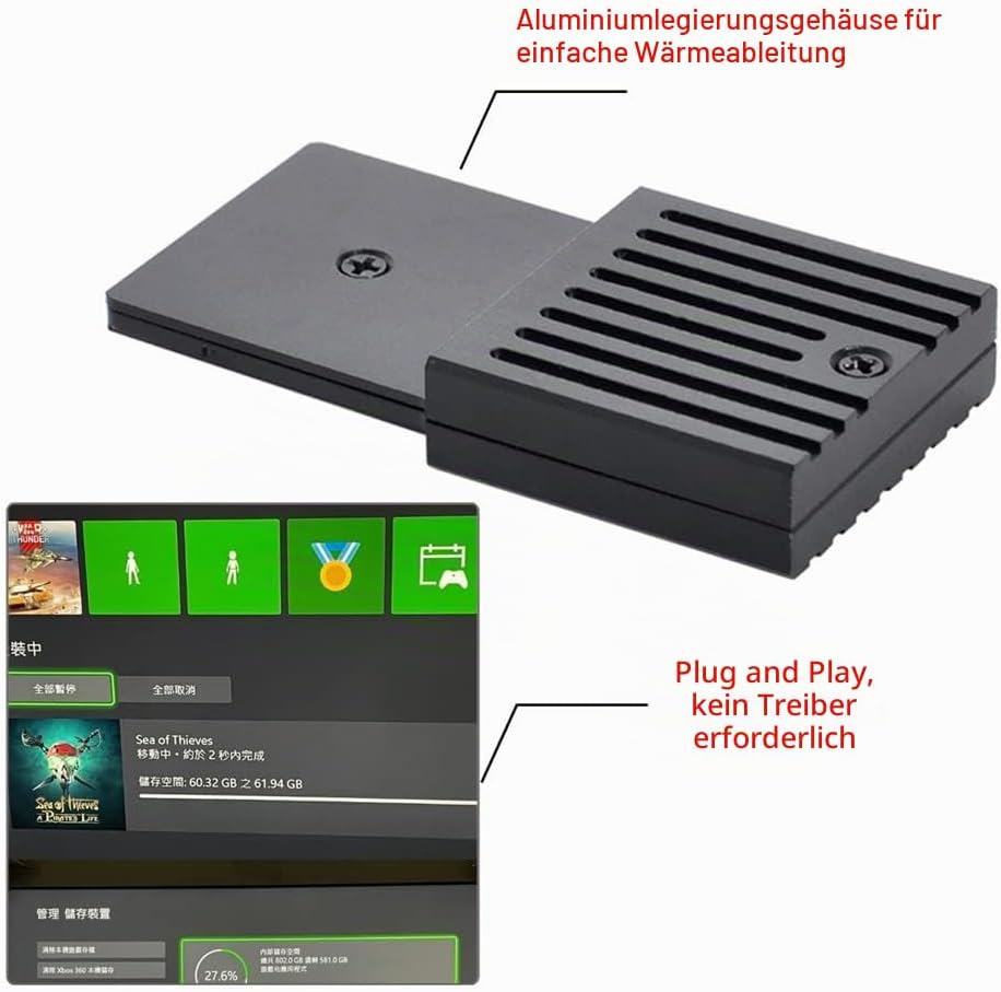 NFHK CF-Express Type-B to M.2 NVMe 2230 M-Key Adapter CFE for Xbox Series X&amp;S CH SN530 SSD PCIe4.0 E
