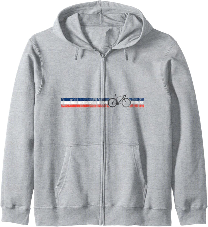 Cyclist Flag France French Bike Racing Cycling Design Kapuzenjacke
