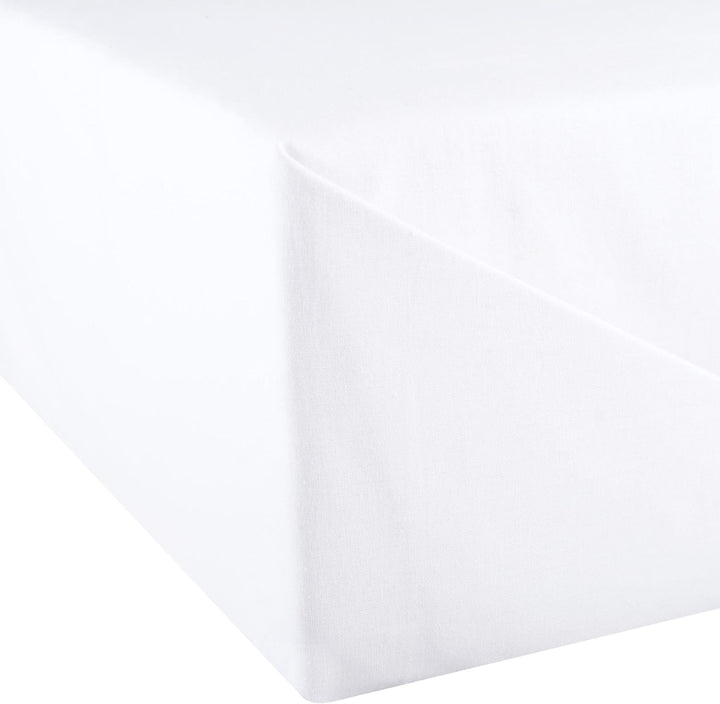 aqua-textil Superior Bettlaken ohne Spanngummi XXL 240 x 290 cm weiss Baumwolle leichte Sommer-Bettd