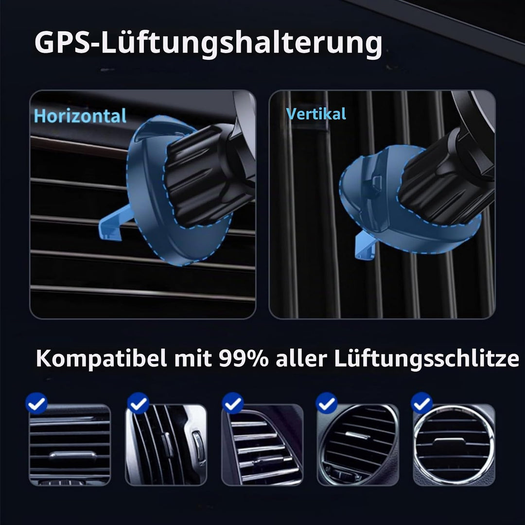 CARKOOL Halterung für Navi,17mm Kugel Adapter 360° Drehbare Schwanenhals Halterung und Ersatzhalteru