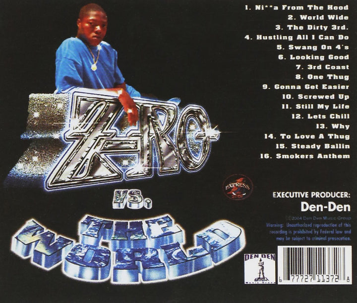 Z-Ro Vs the World  explicit_lyrics, Audio-CD