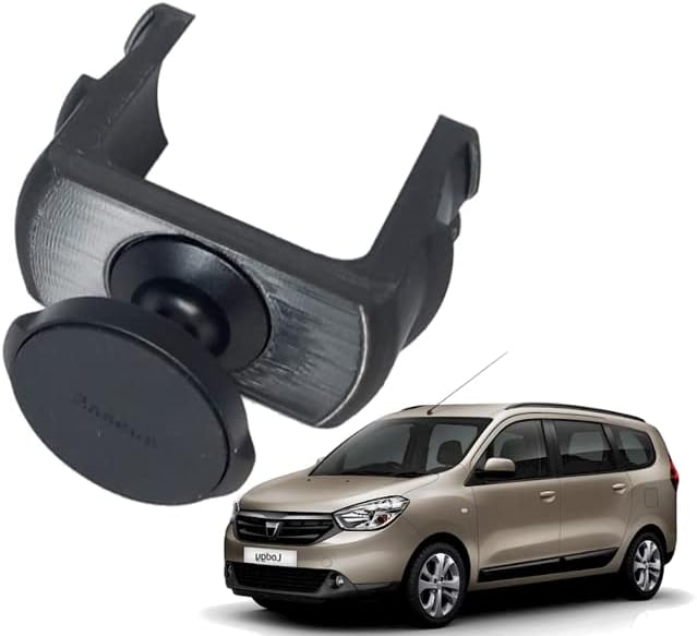 craVeDRIVE Handyhalterung Auto Magnet I Kompatibel Runde Lüftungen Dacia Zubehör I 360° Drehbar Tele