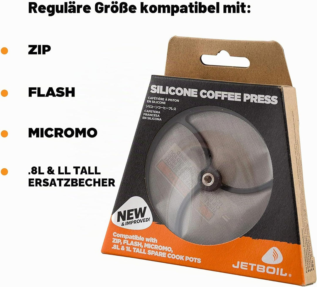 Jetboil Silikon French Press Kaffeebereiter Campingkocher Regular Silikon-Reg: Flash, MicroMo, Reiss