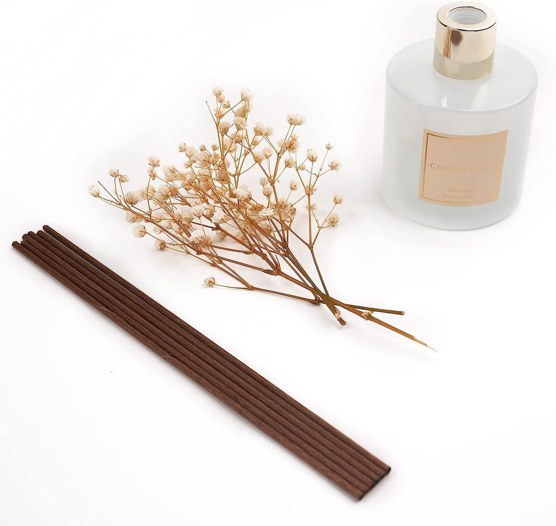 COCORRÍNA Raumduft Reed Diffuser mit 8 Duftstäbchen 200ml- Sauberes Leinen, Natürlich, Langanhaltend