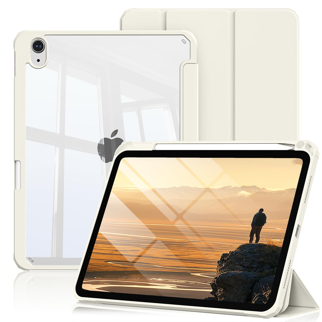 Hülle für iPad Air 11 Zoll M4/M3/M2 (2026/2025/2024) 8./7./6. Gen, Hülle mit Stifthalter für iPad Ai