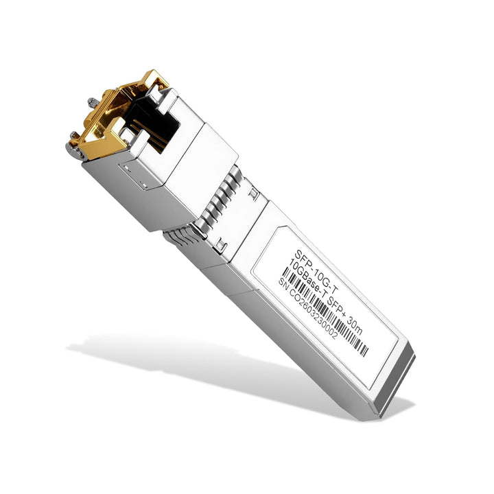 10Gb SFP+ auf RJ45 Modul 30-Meter, 1.25/2.5/5/10GBase-T Kupfer CAT.6/CAT7 Transceiver mit Marvell Ch