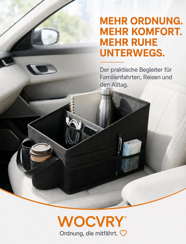 WOCVRYY Autositz Organizer Auto Zubehör Innenraum Frauen Kinder Rücksitz Beifahrersitz Organizer für