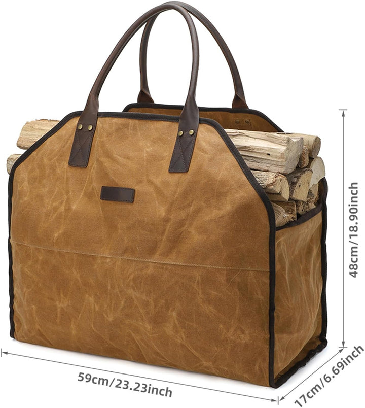 Tasche Für Brennholz | Wasserdichte Tragetasche Für Feuerholz | Feuerfeste Robuste Brennholz Aufbewa