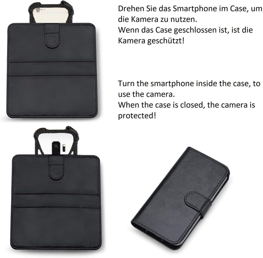 K-S-Trade Für Carbon 1 MKII Hülle Wallet Case Handyhülle Für Carbon 1 MKII Schutzhülle Flip Cover Fl